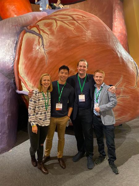 Nikki, Jui-lin, Lucas, and Sean at the BMES Conference, October 2019